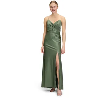 Vera Mont Abendkleid Glitzer-Look Grün 38