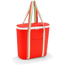 reisenthel thermoshopper Kühltasche für den Einkauf oder das Picknick mit 2 Trageriemen Aus wasserabweisendem Material, Couleur:pop Strawberry