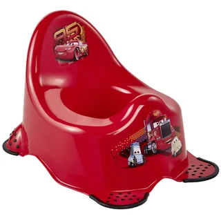 KEEEPER Cars Babytopf, Ab ca. 18 Monate bis ca. 3 Jahre, Anti-Rutsch-Funktion, Adam, Kirsch-Rot