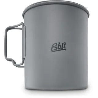 Esbit Camping Topf 750 ml - Outdoor Kochtopf aus ultraleichtem Titan - inkl. Netztasche