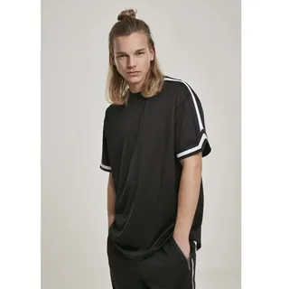 Urban Classics Oversized Stripe Meh Kurzarm-t-shirt - Black - M