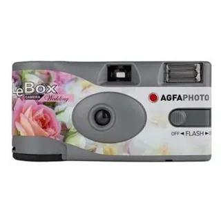 AgfaPhoto LeBox Wedding Einwegkamera, Weiss