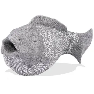 esotec Wasserspeier-Figur Fisch EINZELFIGUR | Teichfigur Gartenstatue 100745