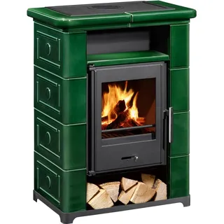 Wamsler Montafon Kaminofen Keramik Grün 9 kW