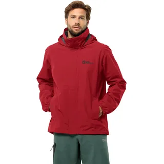 Jack Wolfskin Stormy Point Regenjacke Herren Rot M