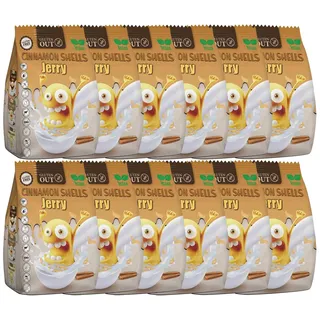 Nerano Cinnamon Shells Jerry Frühstücksgetreide vegan 375g 12er Pack