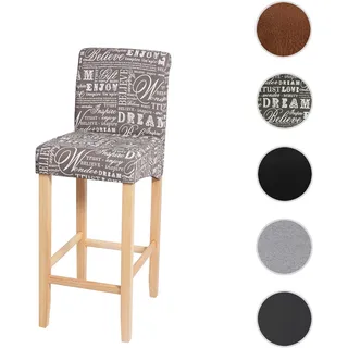 Mendler Barhocker HWC-C33 0 x 0 x 0 cm Grau