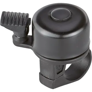Prophete Fahrradklingel schwarz kompakte Bauweise Ø 30 mm Höhe 22 mm