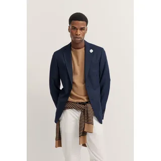 bugatti Sakko, aus Wolle, blau