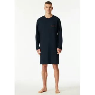 SCHIESSER Nachthemd »Comfort Nightwear« Brusttasche seitliche Schlitze, weich, Langarm, Single Jersey, Baumwolle