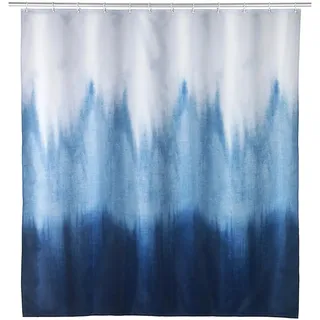 Wenko Duschvorhang Alara 180 x 200 cm Batik-Optik mehrfarbig