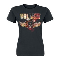 Volbeat  Burning Skullwing  Girl-Shirt  schwarz