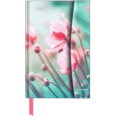 Flowers 2024 - Diary - Buchkalender - Taschenkalender - 10x15: Magneto Diary