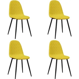 VidaXL 325664, Schaum, Metall, Polyester, 450 mm, 535 mm, 830 mm, 44 cm, 39 cm - Gelb