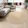 Teppich »Cadiz 630« rund 14 mm Höhe Kurzflor, Uni-Farben, besonders weich, waschbar, Wohnzimmer, beige