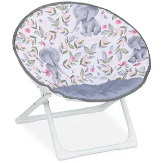 Relaxdays Moonchair , Textil, Metall, Kunststoff , Tiere , 50x47x48 cm , Babymöbel & Kindermöbel, Babyzimmer, Kindersessel & Kindertische