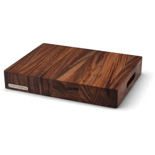 Continenta Hackblock Akazie 1-tlg. 39,5 x 30 x 6 cm Braun