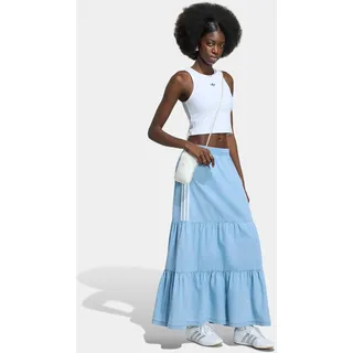 adidas Originals Sweatrock "DENIM SKIRT" lässiger Jeansrock, sportlicher Stil, aus Baumwolle, mit Gummizug, light denim