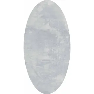 vidaXL Bereichsteppiche Oval HUARTE Grau 80 x 150 cm 100 %Polyester - Grau