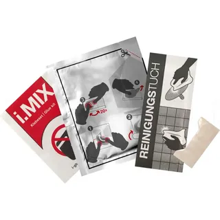 DEUSENFELD UKS - Klebeset für universelles Kleben, KEIN BOHREN, Kleber, Klebebefestigung, für diverse Spiegel, Kosmetikspiegel, Rasierspiegel, Schminkspiegel