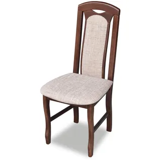 Garnitur Stuhl 8x Esszimmer Polsterstuhl Lounge Club Textil Stühle Küche Set Neu - Beige