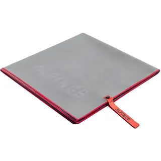 Alpinus Active Mikrofaser-Handtuch Alicante Reisen Schnelltrocknend Camping Grau