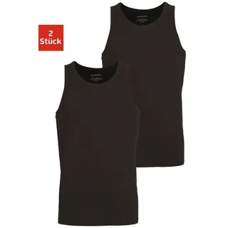 JACK & JONES Male TANKTOP 2 PACK NOOS", schwarz,