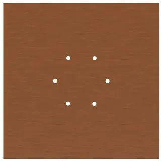 Creative Cables Rose-one System Square Cvfq406f108 Satiniertes Kupfer Dibond-paneel - Brown - 400 mm