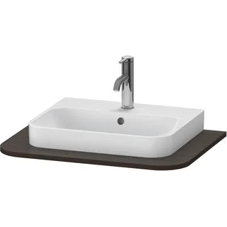Duravit Happy D.2 Plus Konsole HP031B, 650x480 mm, 1 Auschnitt, für den Waschtischunterbau HP4940, HP4960, HP031B06969, Farbe: Nussbaum gebürstet Echtholzfurnier