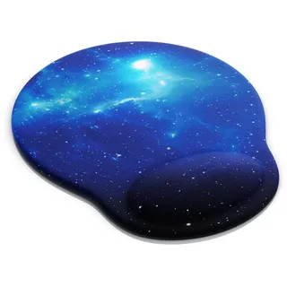 Gel Mauspad ergonomische Handgelenkauflage - Office Komfort Mousepad - Handgelenkpolster Handauflage - Gelkissen Gelpolster - Maus und Tastatur - abwaschbar - für Computer Laptop Notebook