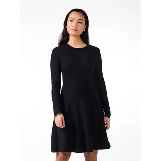 Y.A.S Strickkleid »YASBECCO LS KNIT DRESS S. NOOS«, mit Spitze am Ärmelsaum Y.A.S black M (38)