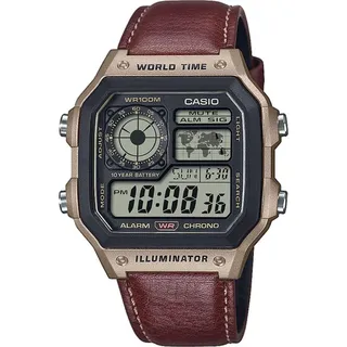 Casio AE-1200WHL Leder 42 mm 5AVEF