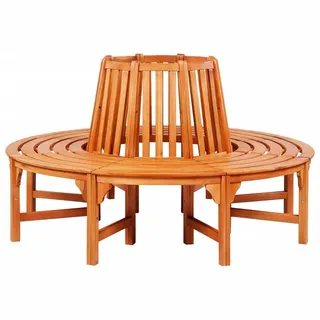 Baumbank Ø 160 cm Holz - Braun