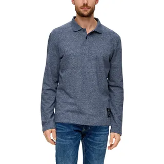 s.Oliver Herren 2138674 Poloshirt Langarm, 57W1 blau, S