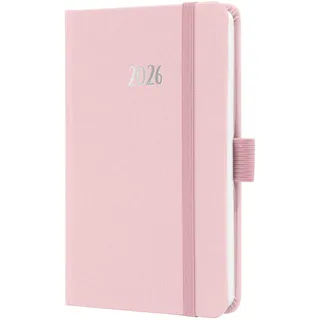 Sigel Wochenkalender Jolie A6 rosa 2026