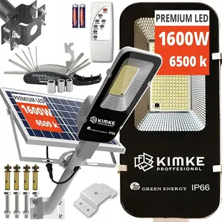 1600W SOLAR-Straßenlampe mit verstellbarem Panel