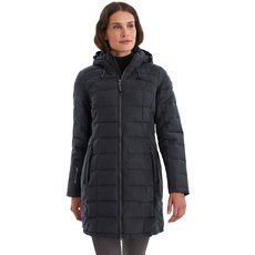 Bild von Damen Parka in Daunenoptik SKANE WMN QUILTED PRK - Damen Jacke mit abzippbarer Kapuze - Übergangsjacke ist wasserabweisend, schwarz, 48, 35618-000