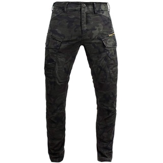 John Doe Stroker XTM Cargohose | Schwarz/Dunkelgrün (Camouflage) | 36/30