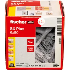 Bild von Spreizdübel SX Plus 6x50, 100er-Pack (568106)