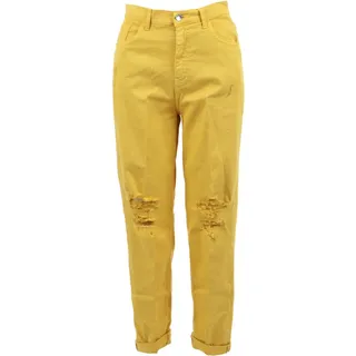 Damenhose Liu Jo Boy Straight Denim Straight Boyfriend W30 - Gelb