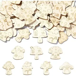 Holz Holzstuhl Set 200 Stück - Holz Deko Figuren - Holz Deko Schale - Holz Deko Standard - Bastelkunst - Holz Deko Accessoires - Holz Deko Holzstühle