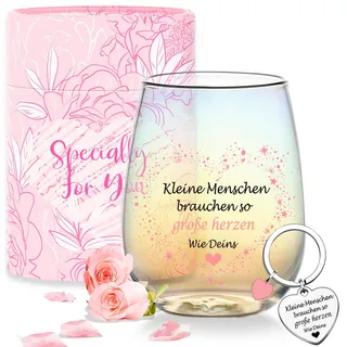 Lehrer Erzieherin Dankeschön Geschenk Weinglas Personalisiert Beste Lehrer | Abschiedsgeschenk Lehrerin Erzieherin Weingläser Ohne Stiel mit Gravur Lehrer Erzieher Rente Weihnachten Danke Geschenk Frau