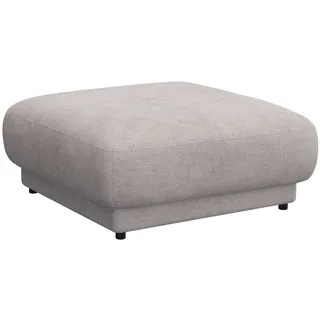 flexlux Pouf »Molino, Fußhocker, Sitzhocker, Polsterhocker« Kaltschaum & Stahl-Wellen, Füsse Schwarz FLEXLUX