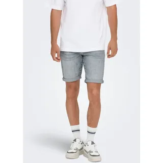 Only & Sons Onsply MGD 8774 Jeans-Shorts Grau M