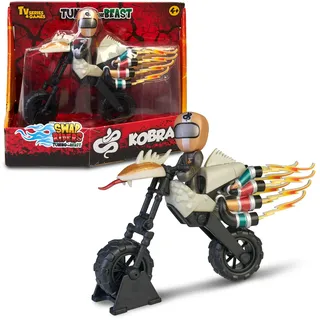 Swap Riders Kobra-Motorrad, Spielzeug-Rennmotorrad in Kupferform, 1 Exklusive Rider-Figur, 10 austauschbare Teile, Jungen und Mädchen ab 4 Jahren, berühmt (WAP02100)