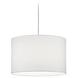 Trio Pendelleuchte Hotel DUOline E27, Stoffschirm Weiß