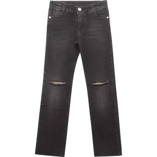 4021AQ jeans bimba TWIN-SET kid denim jegging black - Schwarz
