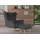 Ohrensessel Telford Mikrofaser 77 x 106 x 92 cm Grau mit Kissen