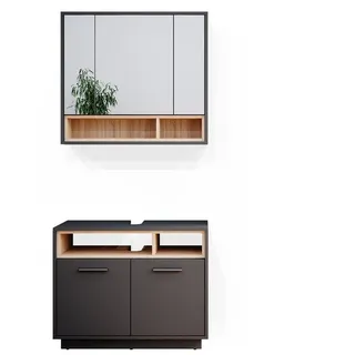 Vicco Beatrice 2-tlg. Anthrazit/Sonoma