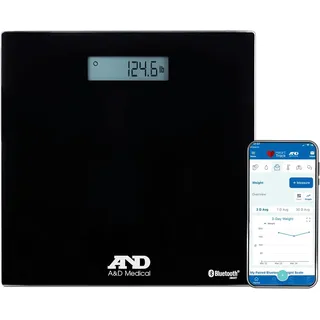 A&D Medical UC-352BLE Digital Personenwaagen Bluetooth mit App Smart Waage